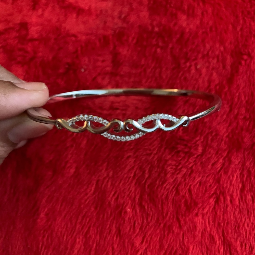 Pure silver bangle bracelet made in India